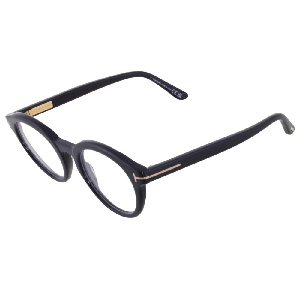 Tom Ford Black Round Glasses (NWT)